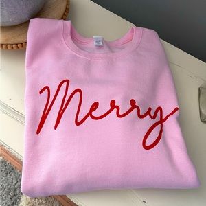 Crewneck sweatshirt “Merry” szL